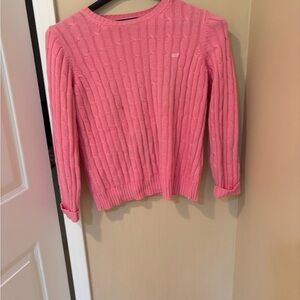 Vineyard Vines Pink Cable Knit Sweater